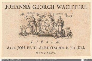 Druckermarke Gleditsch, Johann Friedrich