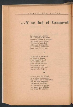 ...Y se fue el Carnaval