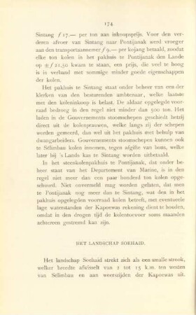 Het landschap Soehaid