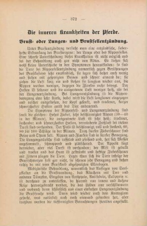 Die inneren Krankheiten der Pferde