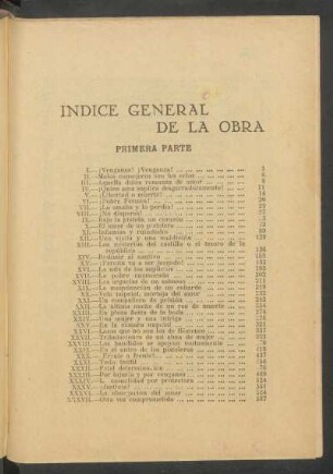 Índice general de la obra