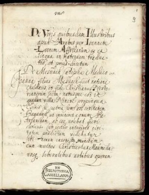 De viris quibusdam illustribus apud Arabes