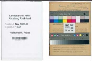 Entnazifizierung Franz Heinemann , geb. 29.04.1898 (Dentist)