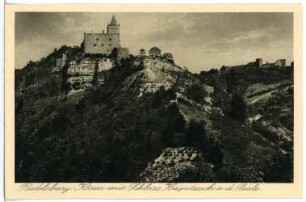 Rudelsburg. Rudelsburg mit Schloss Kreipitzsch
