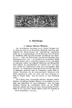 Johann Hinrich Wichern