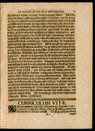 Curriculum Vitae.