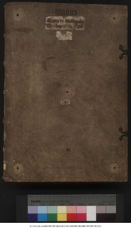 Venerabilis Alani liber in distictionibus dictionum theologicalium Feliciter incipit. ...