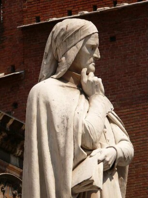 Dante-Denkmal auf der Piazza dei Signora