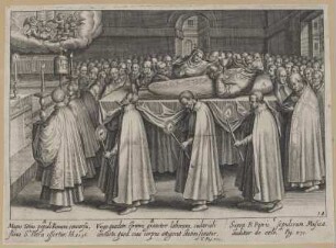 Bildnis des Ignacio de Loyola (Beisetzung)