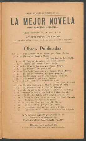 Obras publicadas