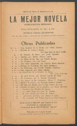 Obras publicadas