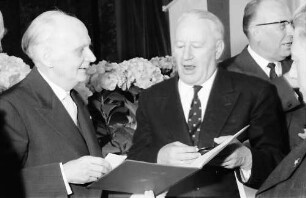 Hausen im Wiesental: Prof. Dr. Minder und Kultusminister Dr. Storz