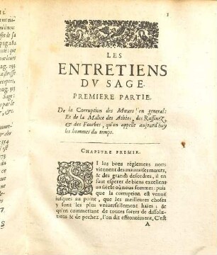 Les entretiens du Sage