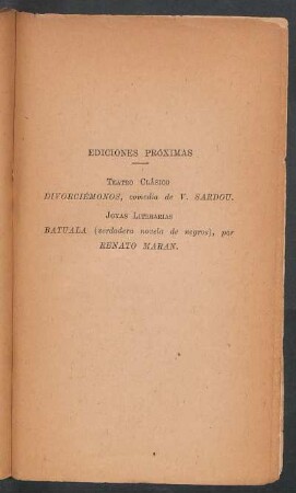 Ediciones próximas