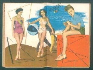 Cyd Charisse, Eileen Slater, Veronica Lake - [Ilustracón] : Pebetas de PBT