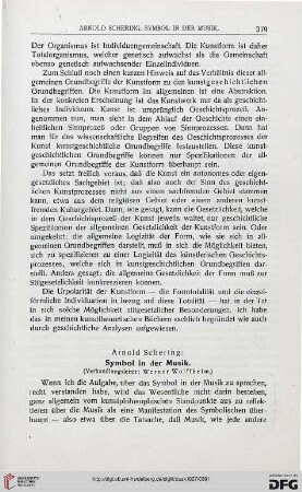 21: Symbol in der Musik