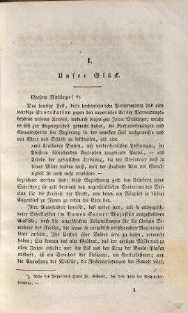 Flugschrift, 5. Unser Glück