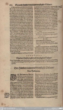 Der Hundert neun und dreyssigste Discurs/Von Balbierern.