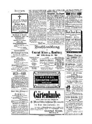 Anzeigen : Beilage zu No. 6 der Pädagogischen Reform