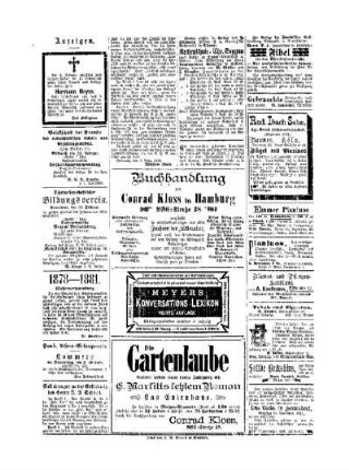 Anzeigen : Beilage zu No. 6 der Pädagogischen Reform
