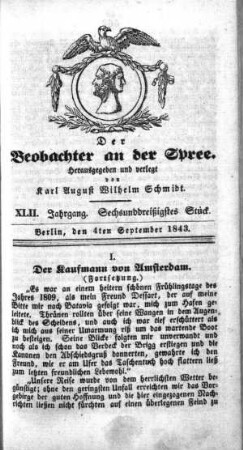 36. Stueck, 4. September 1843