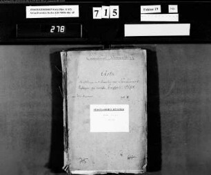 Rechnung des Kirchspiels Olpe