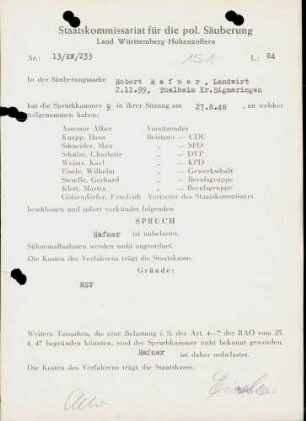 Hafner, Robert