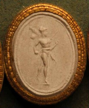 Bewaffneter Mars, laufend (Daktyliothek, Erstes Mythologisches Tausend)