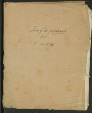 Faszikel 1: S. 1-54 der Reinschrift