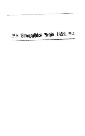 Wie ist die Schule im Sinne von Herbart als Erziehungs-Anstalt zu denken?