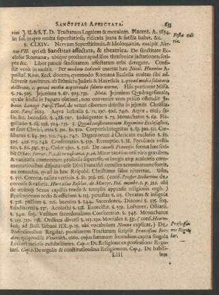 Nervus VII. Sanctitas Affectata.