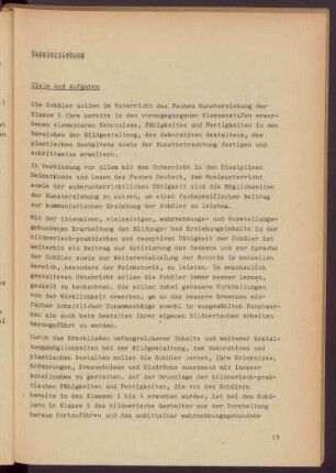 Kunsterziehung