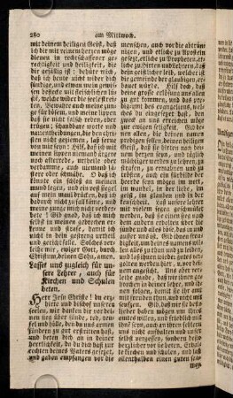 280-289, Lasset uns zugleich fuer unsere Lehrer, ...