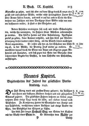 Neuntes Kapittel. Begebenheiten des Jahres der glücklichen Vorbedeutung, 1142.