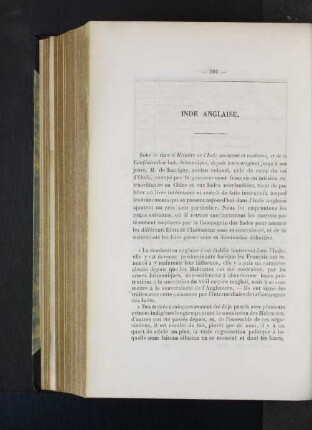 Inde anglaise.
