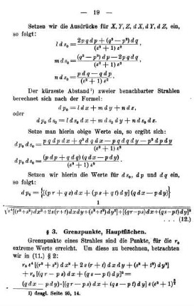 § 3. Grenzpunkte, Hauptflächen.