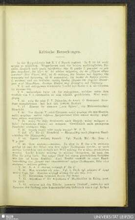 Kritische Bemerkungen