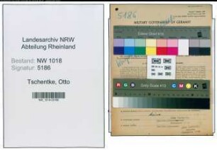 Entnazifizierung Otto Tschentke , geb. 31.08.1904 (Uhrmacher)