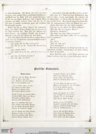 Poetische Blumenlese