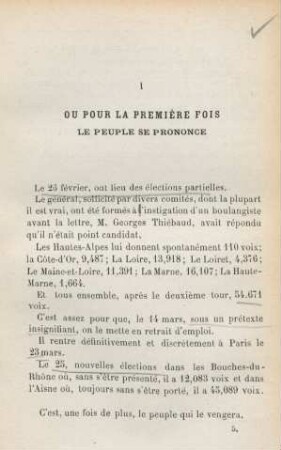 I. Où pour la première fois le peuple se prononce