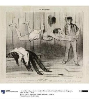 La leçon à sec (Der Trockenschwimmer). Nr. 19 aus: Les Baigneurs