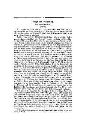 Recht und Erziehung : (Schluß)