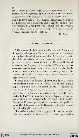 Ultime scoperte