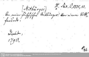 Historia Saxoniae C 1775,10