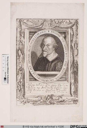 Bildnis Johann (Schweikard von Kronberg), 1604-26 Kurfürst u. Erzbischof von Mainz