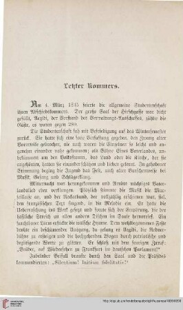 Letzter Kommers