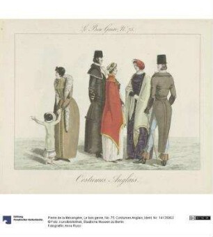 Le bon genre, No. 75: Costumes Anglais
