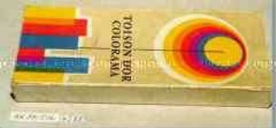 Pappschachtel für Buntstifte "TOISON D'OR COLORAMA" mit Restinhalt