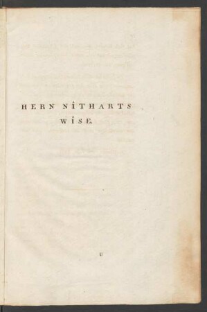 Hern Nîtharts Wîse.