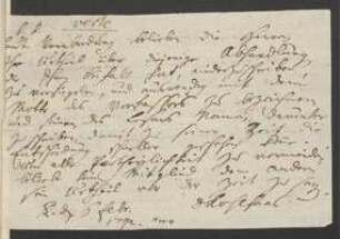 Brief von Johann Jacob Kohlhaas und David Heinrich Hoppe